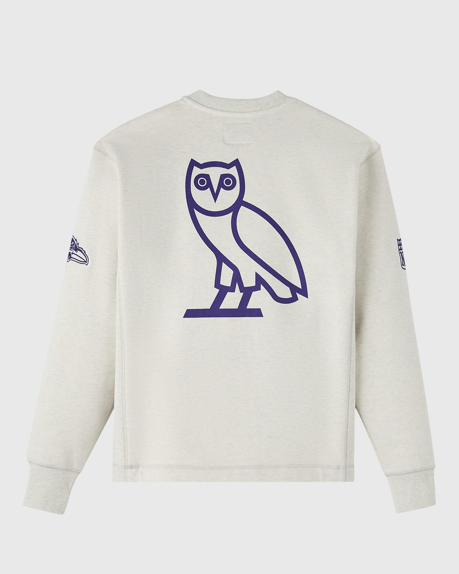 Mens | NFL Baltimore Ravens Crewneck | Ash Heather Grey