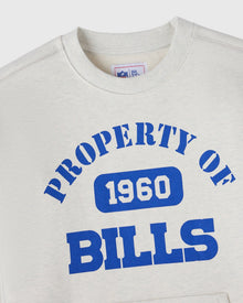Mens | NFL Buffalo Bills Crewneck | Ash Heather Grey