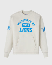 Mens | NFL Detroit Lions Crewneck | Ash Heather Grey