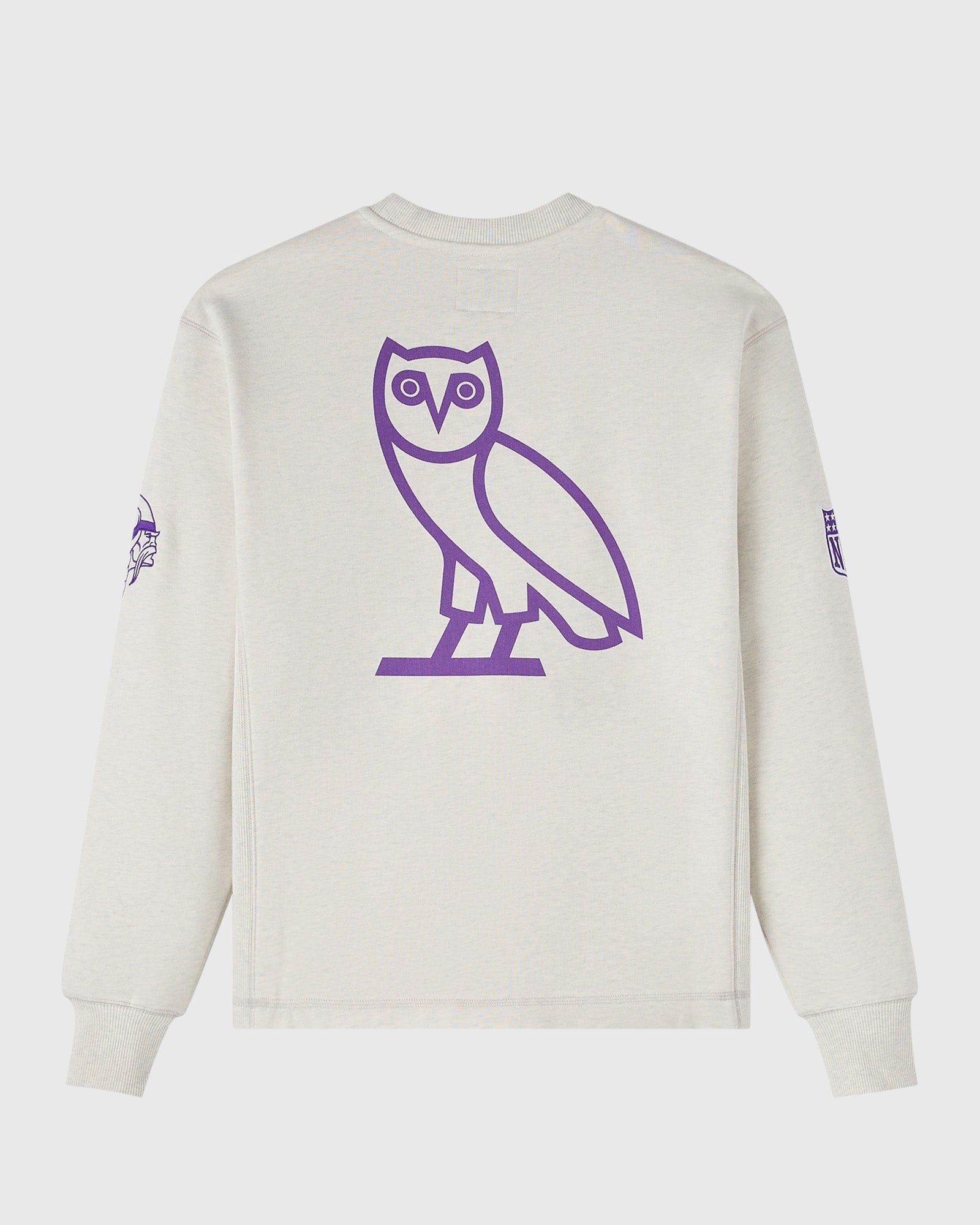 Mens | NFL Minnesota Vikings Crewneck | Ash Heather Grey