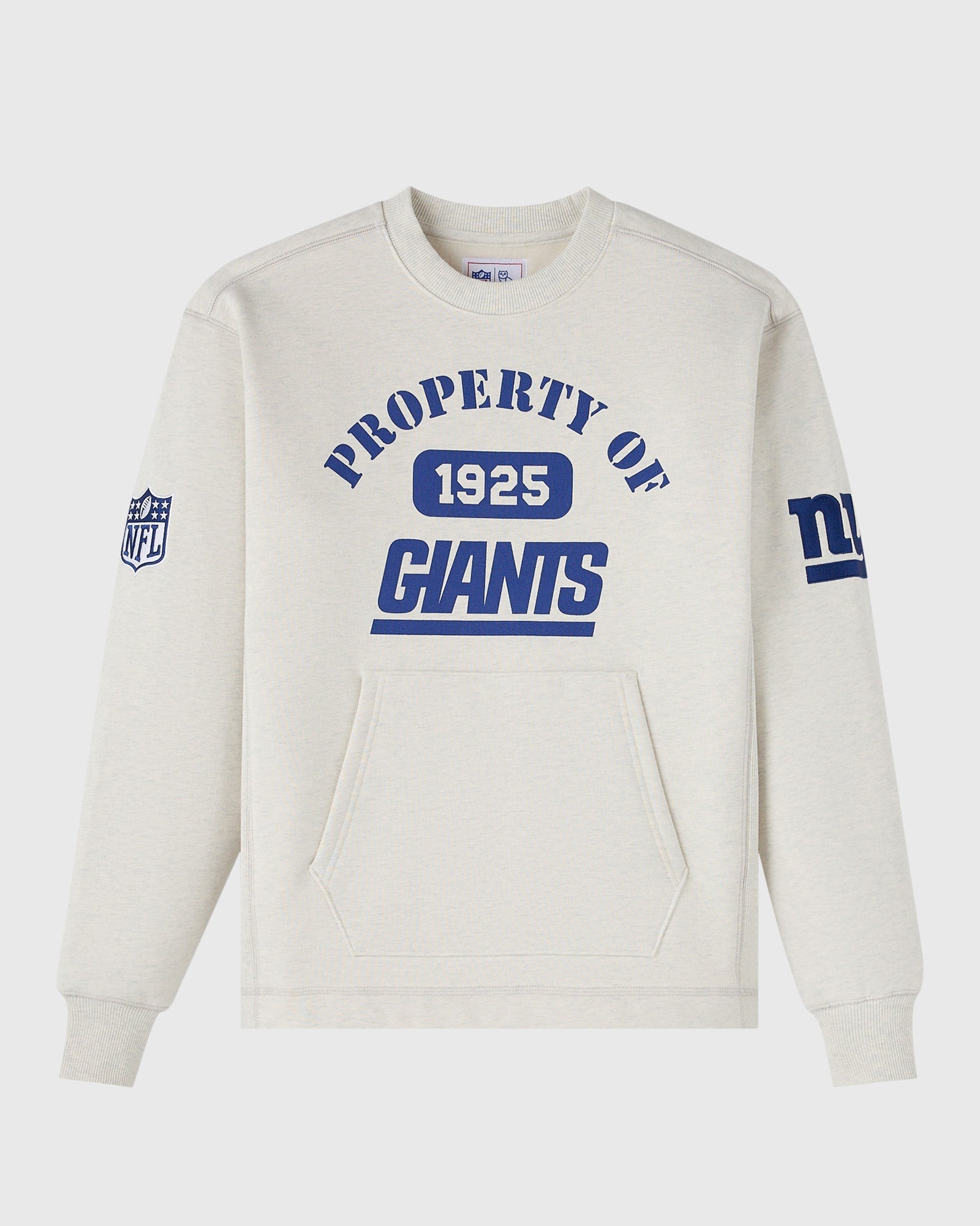 Mens | NFL New York Giants Crewneck | Ash Heather Grey
