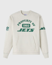 Mens | NFL New York Jets Crewneck | Ash Heather Grey
