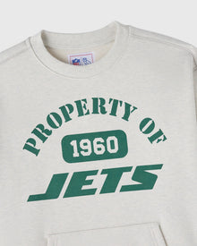 Mens | NFL New York Jets Crewneck | Ash Heather Grey