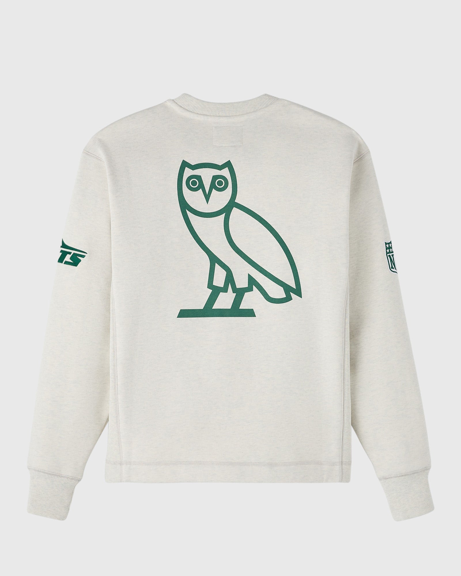 Mens | NFL New York Jets Crewneck | Ash Heather Grey