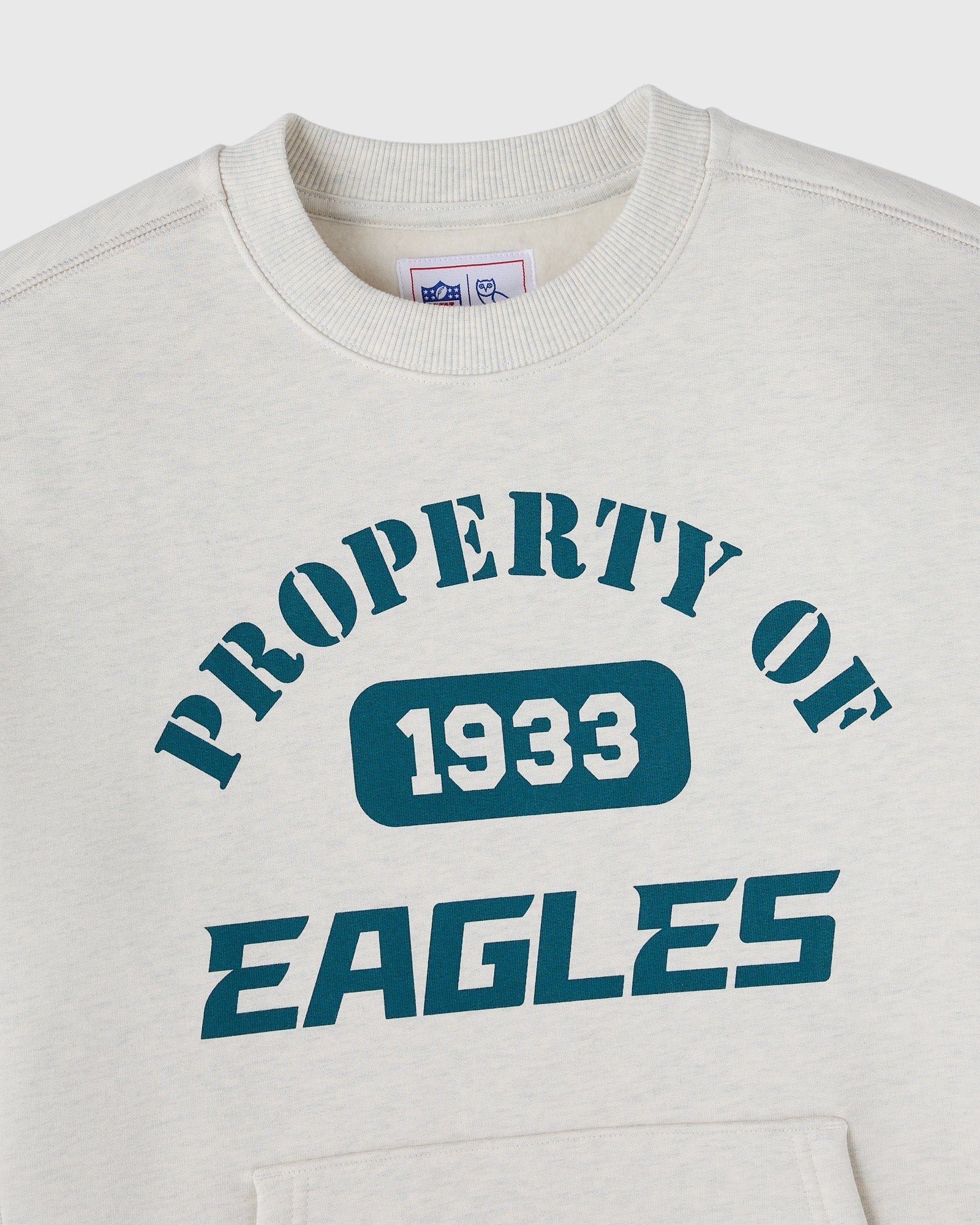 Mens | NFL Philadelphia Eagles Crewneck | Ash Heather Grey