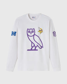 Mens | NFL Minnesota Vikings Long-Sleeve Tee | White