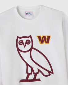 Mens | NFL Washington Commanders Long-Sleeve Tee | White