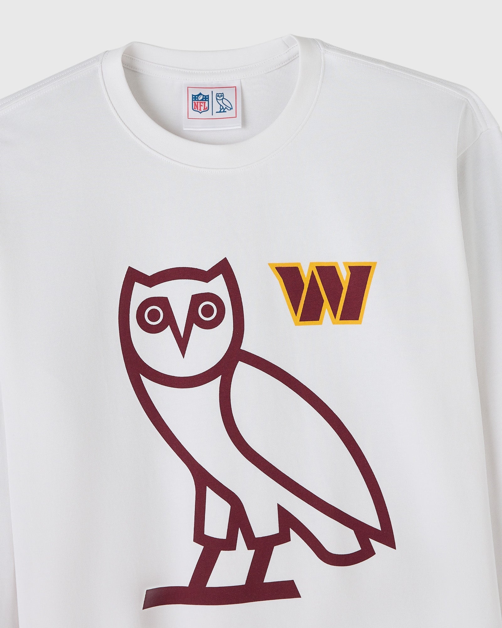 Mens | NFL Washington Commanders Long-Sleeve Tee | White