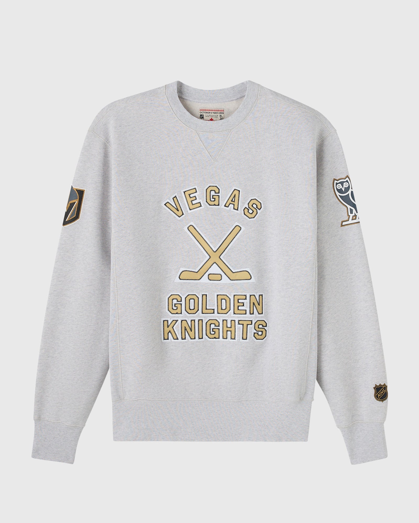 Mens | NHL Las Vegas Golden Knights Crewneck | Ash Heather