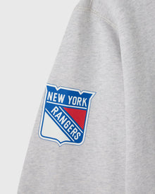 Mens | NHL New York Rangers Crewneck | Ash Heather