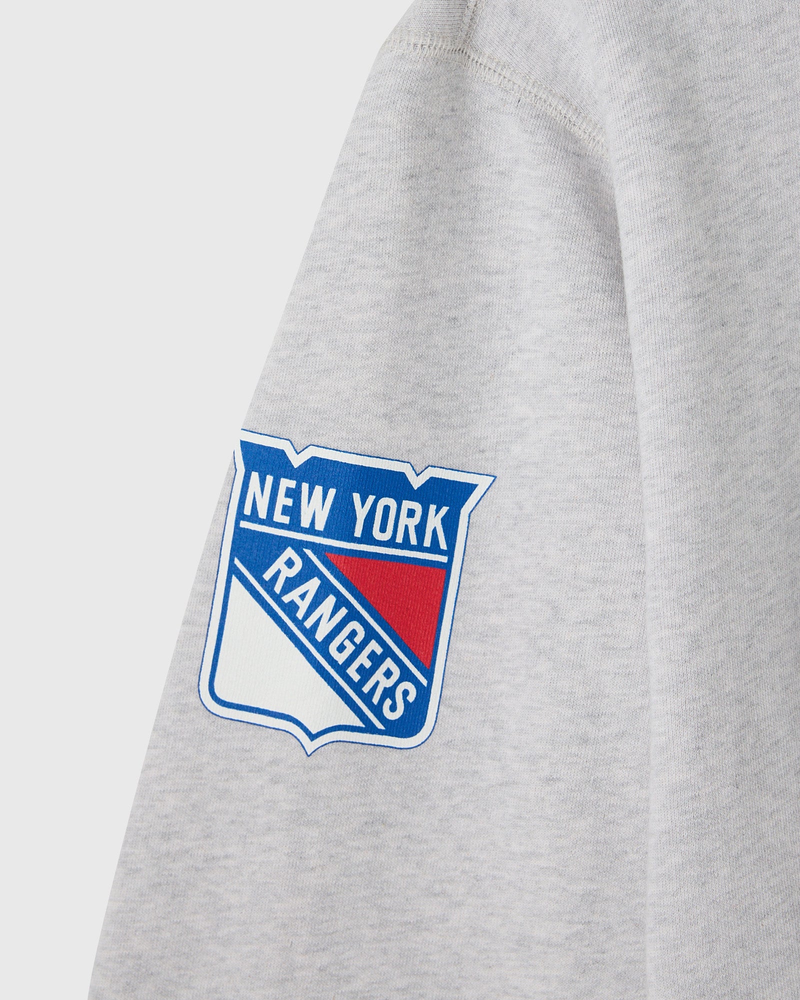 Mens | NHL New York Rangers Crewneck | Ash Heather