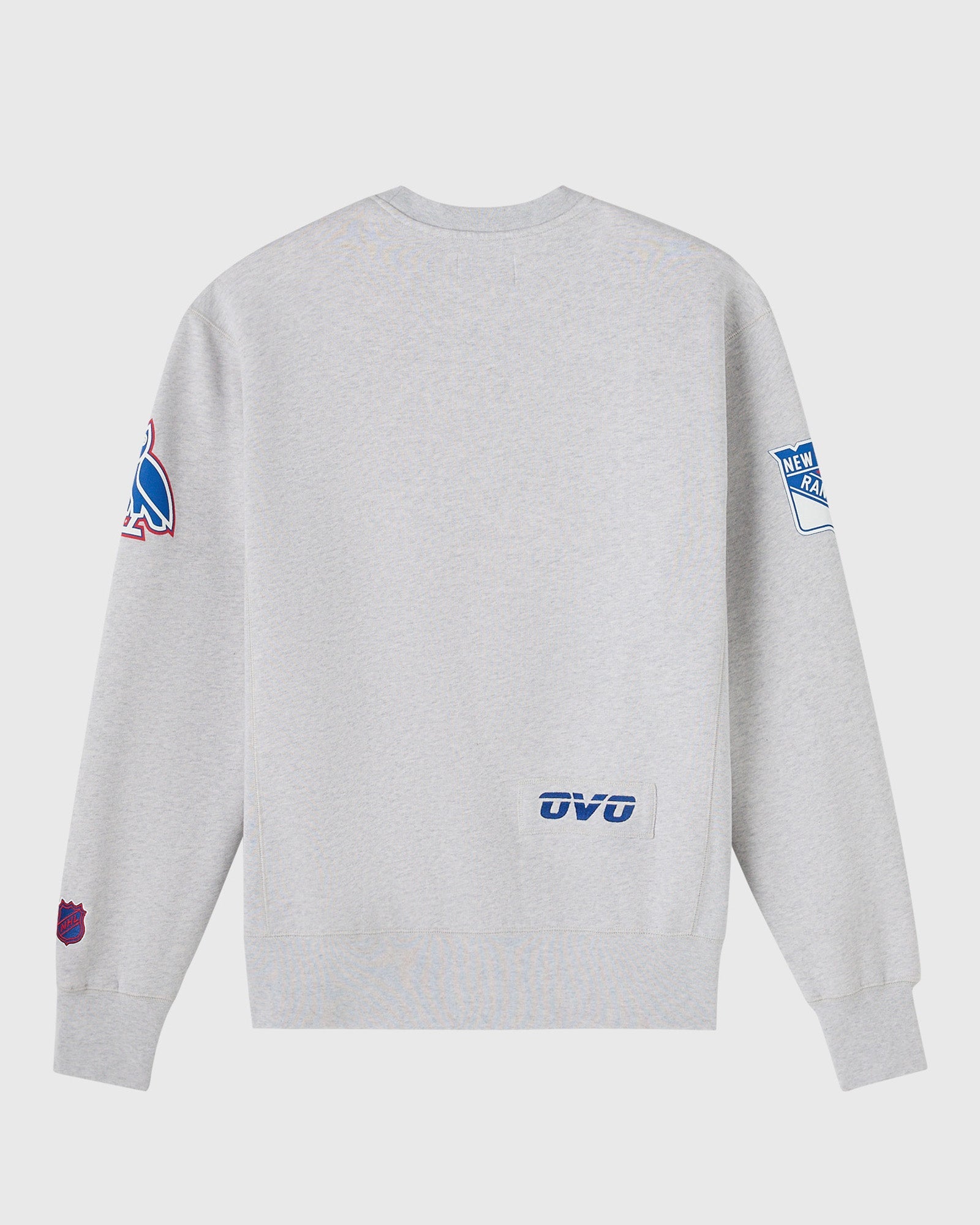 Mens | NHL New York Rangers Crewneck | Ash Heather