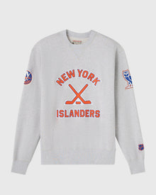 Mens | NHL New York Islanders Crewneck | Ash Heather