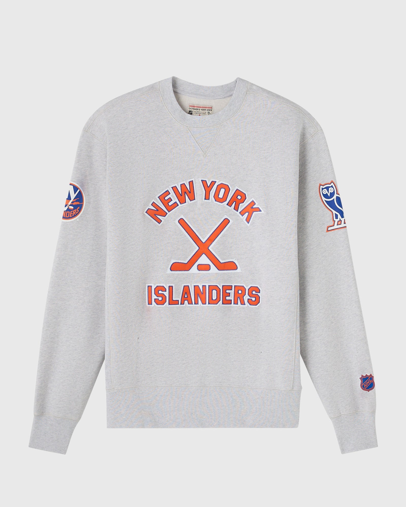 Mens | NHL New York Islanders Crewneck | Ash Heather