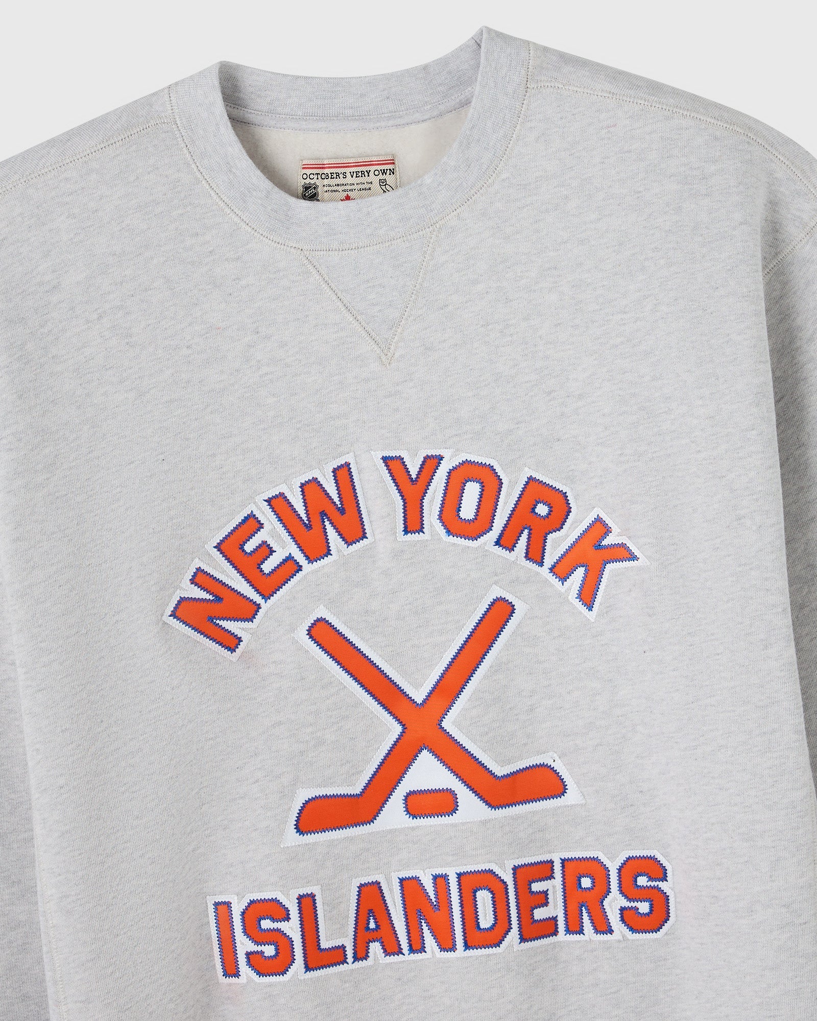 Mens | NHL New York Islanders Crewneck | Ash Heather