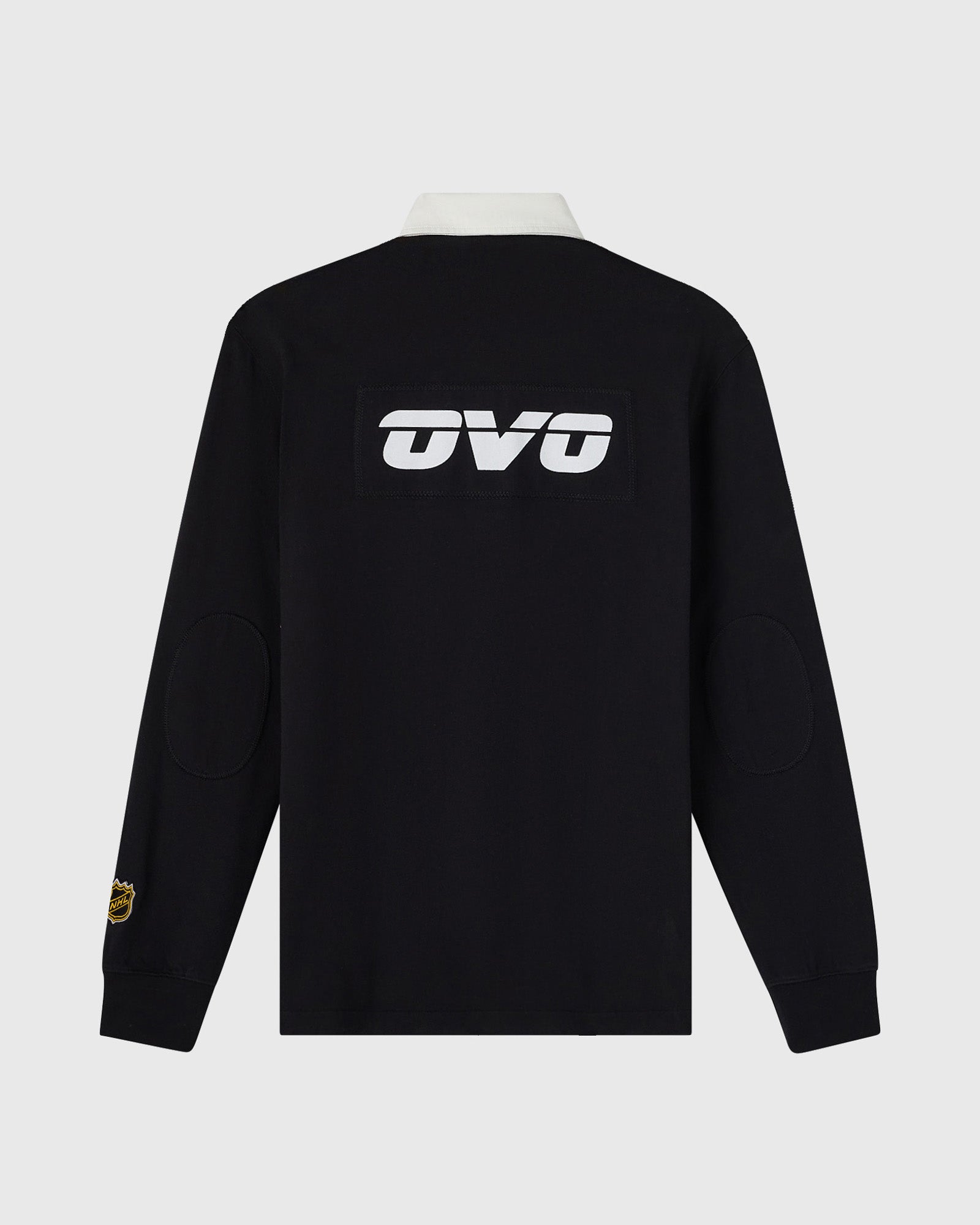 Mens | NHL Boston Bruins Rugby Polo | Black