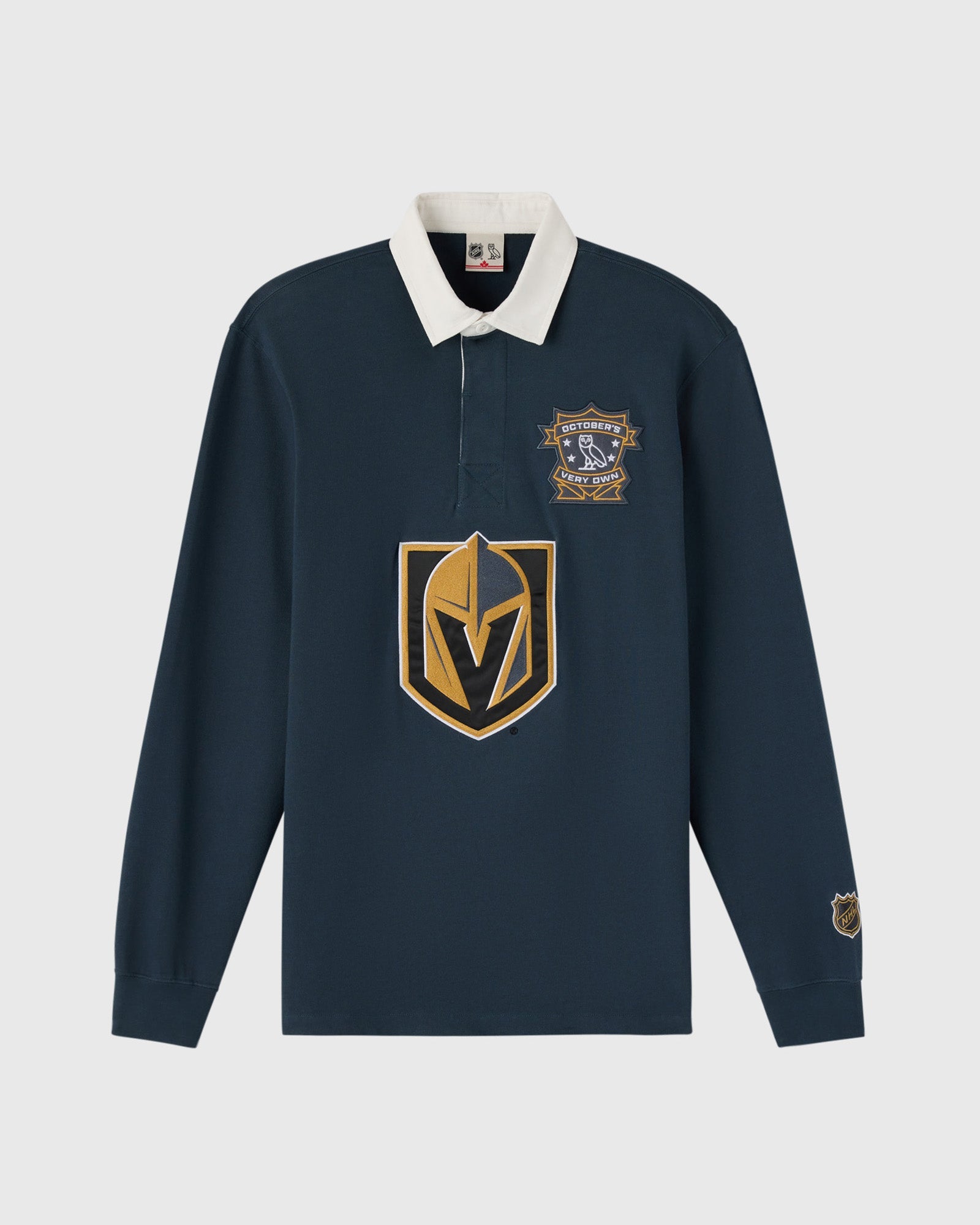 Mens | NHL Las Vegas Golden Knights Rugby Polo | Grey