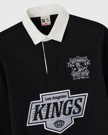 Mens | NHL Los Angeles Kings Rugby Polo | Black