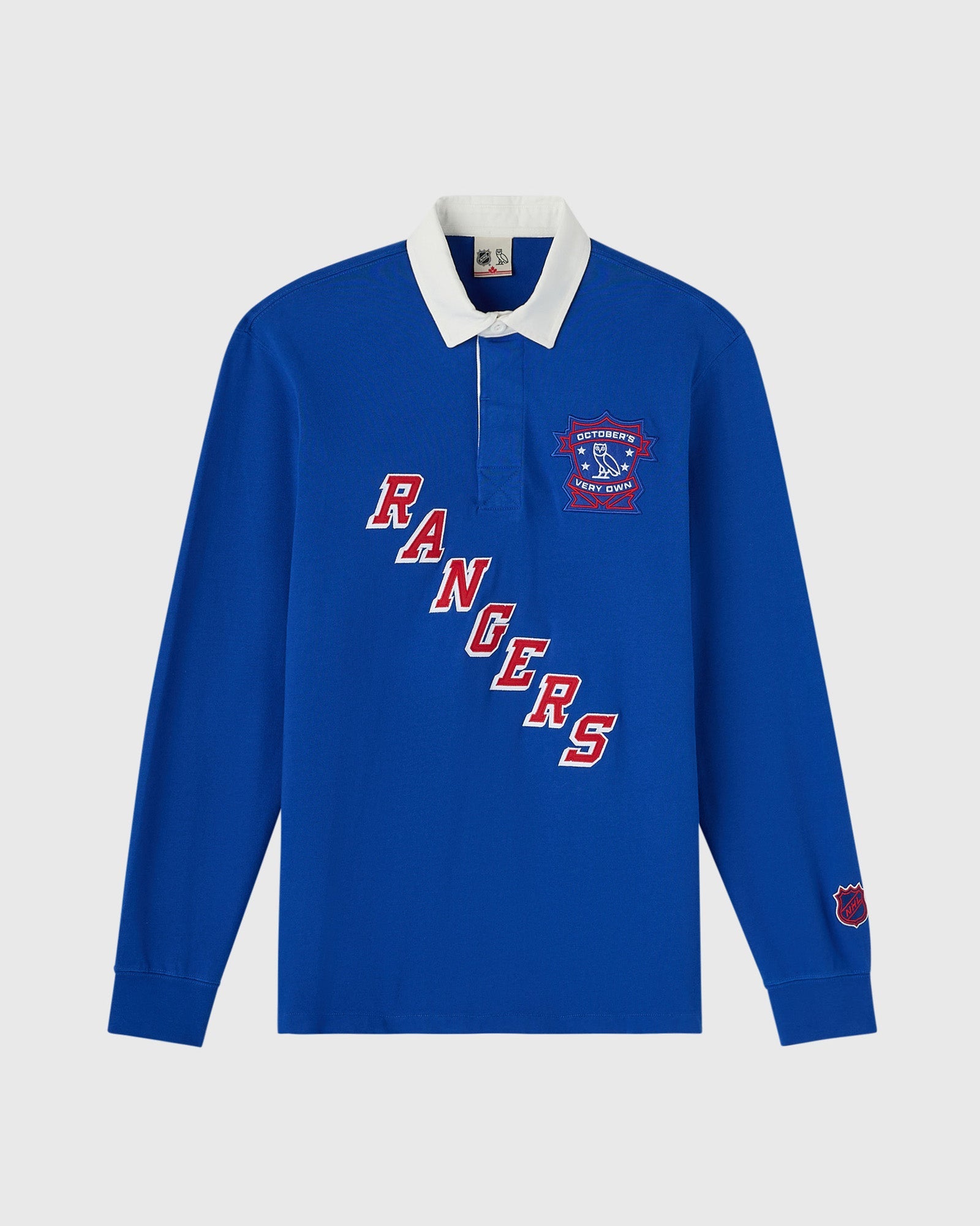 Mens | NHL New York Rangers Rugby Polo | Blue