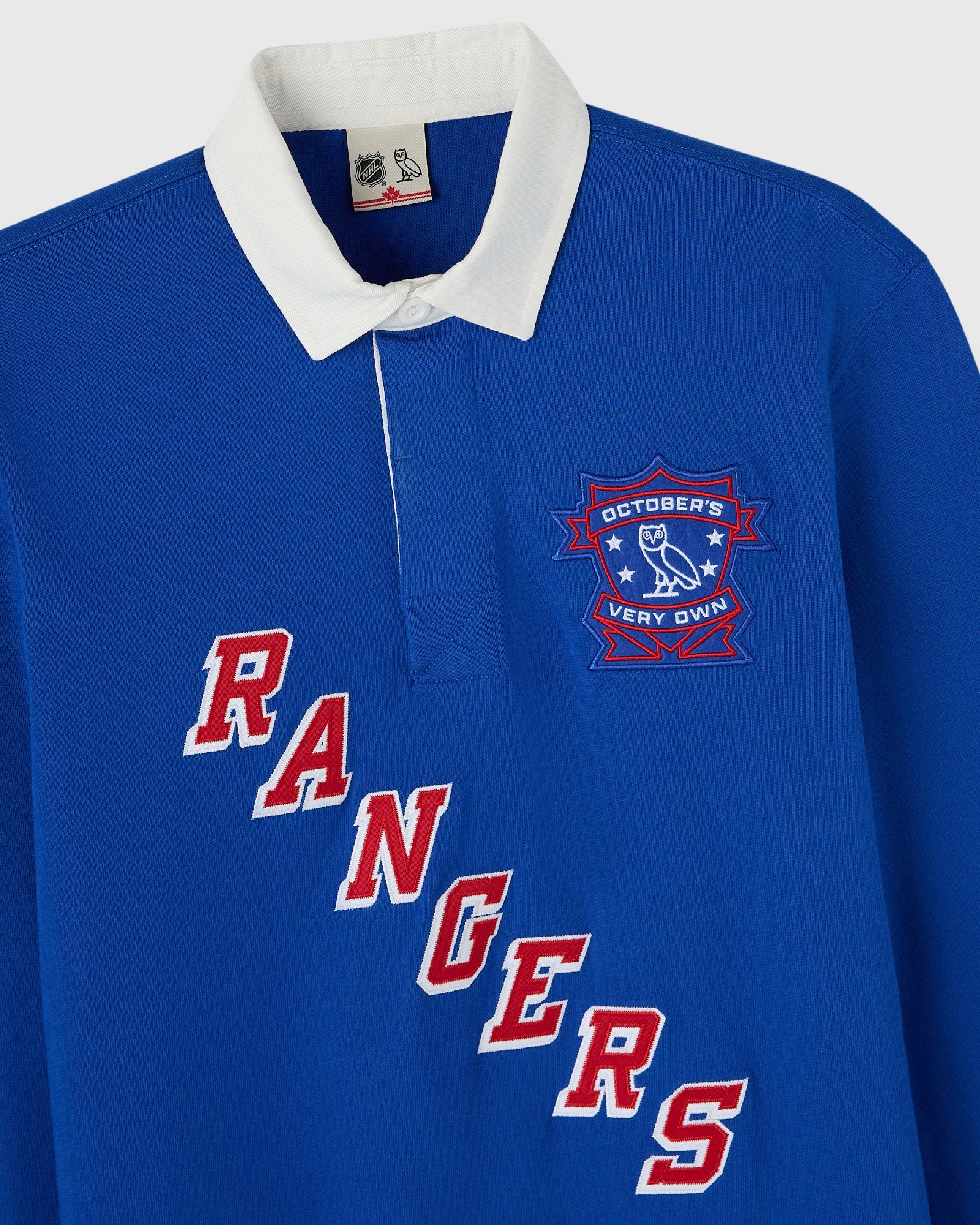 Mens | NHL New York Rangers Rugby Polo | Blue