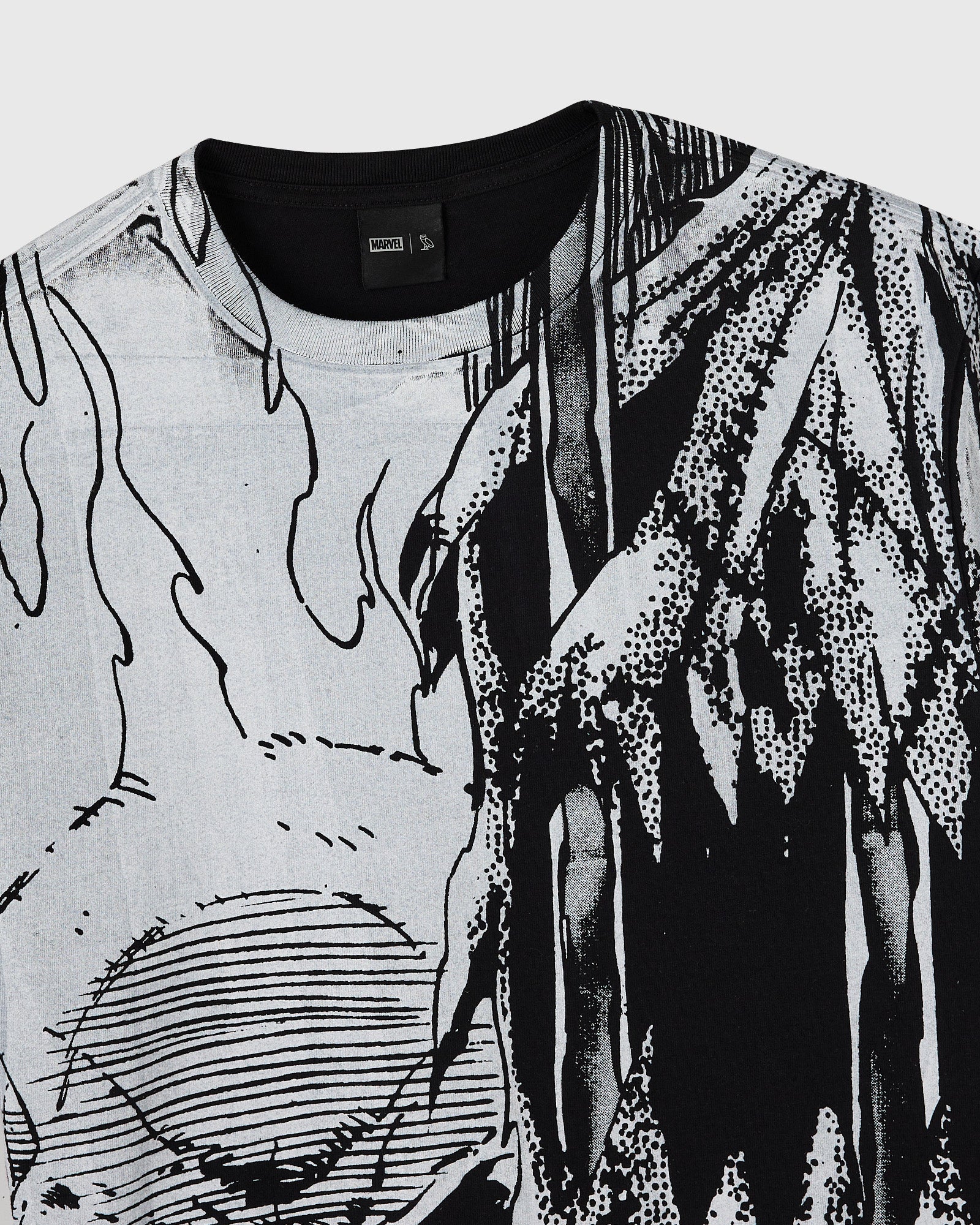 Marvel Ghost Rider Splash Page Tee - Black