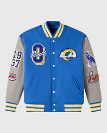 Mens | NFL Los Angeles Rams Varsity Jacket | Blue