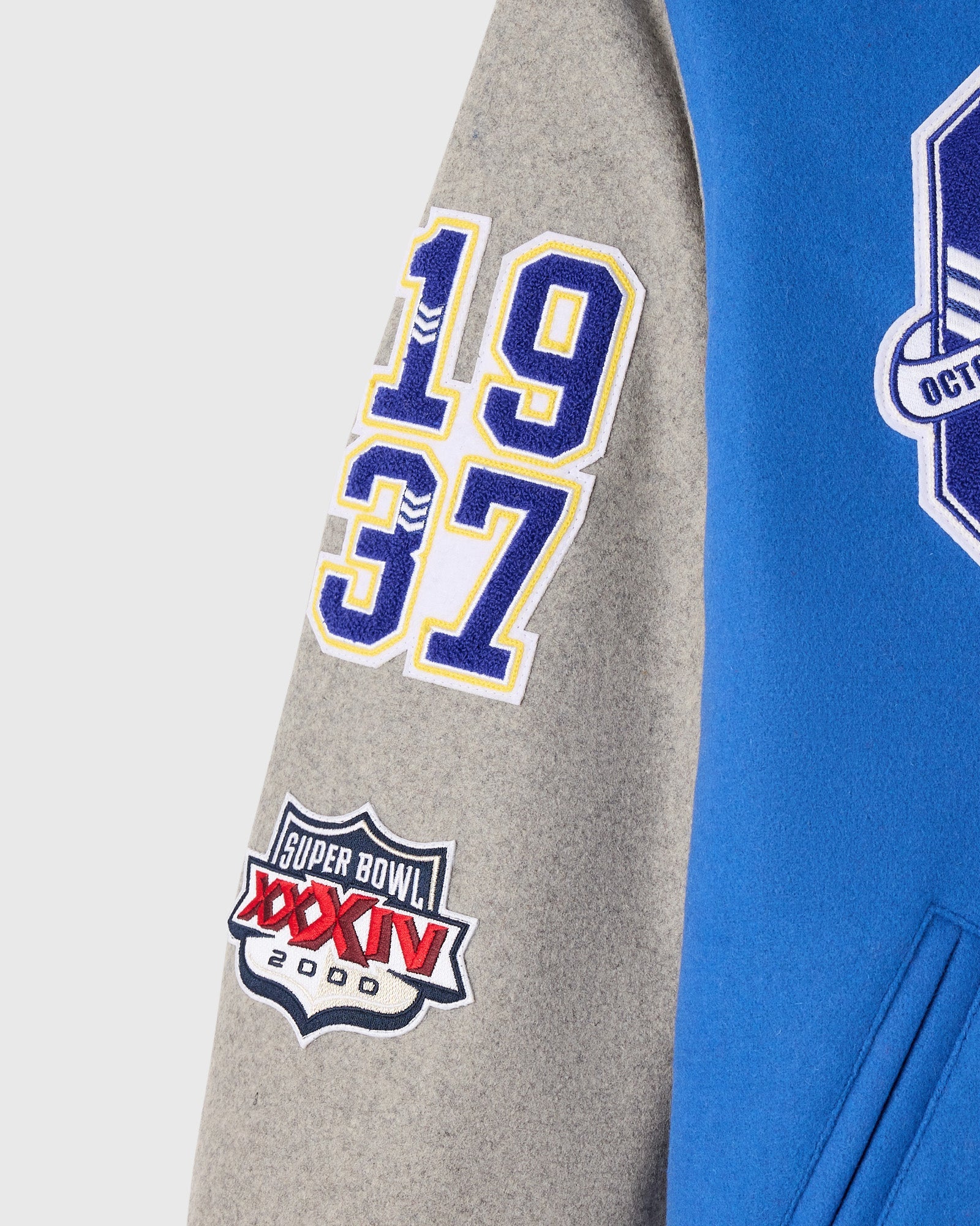 Mens | NFL Los Angeles Rams Varsity Jacket | Blue