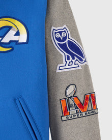Mens | NFL Los Angeles Rams Varsity Jacket | Blue