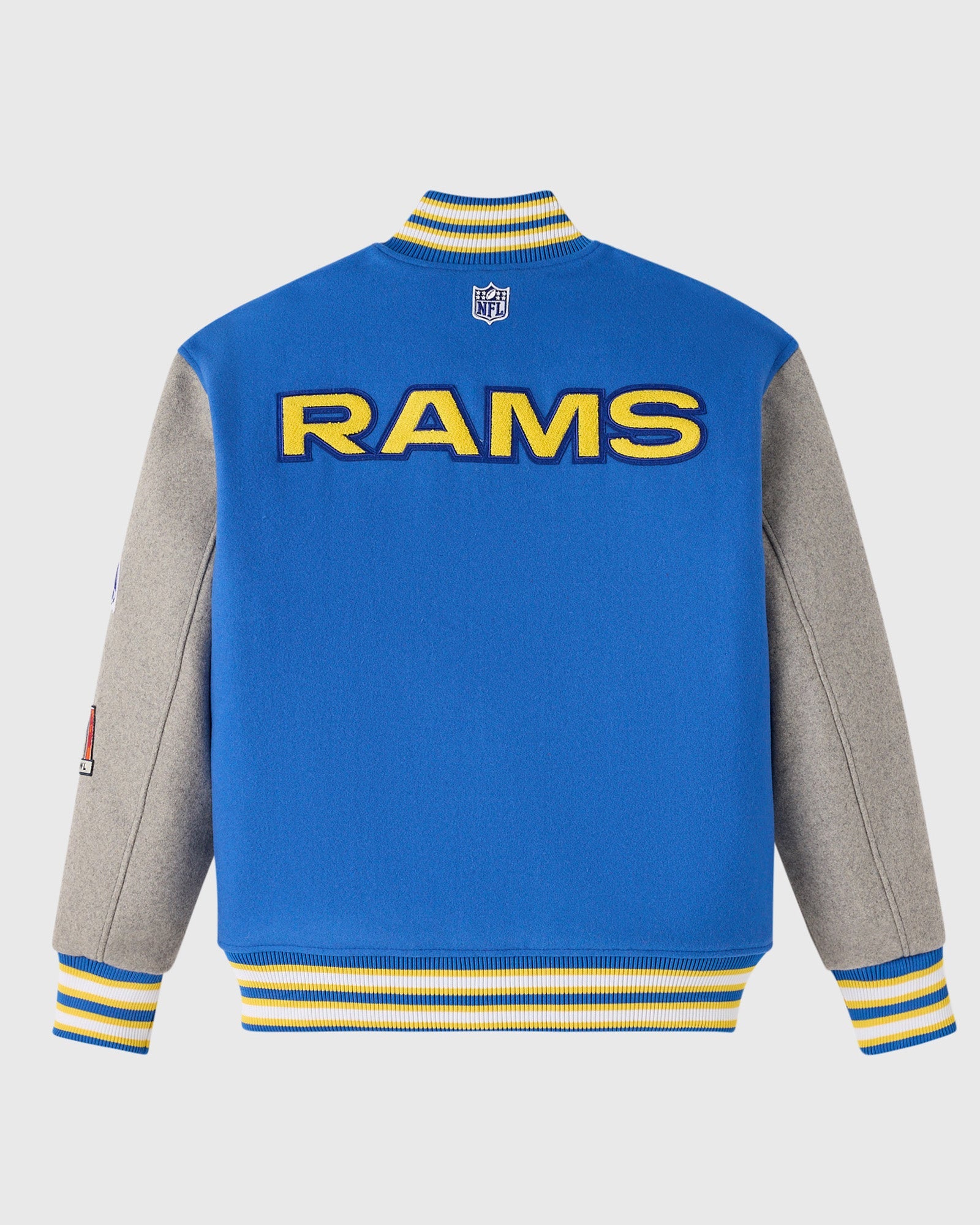 Mens | NFL Los Angeles Rams Varsity Jacket | Blue