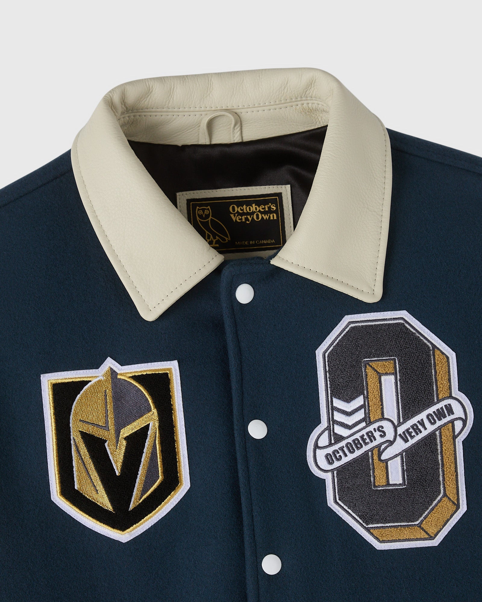 Mens | NHL Las Vegas Golden Knights Varsity Jacket | Grey
