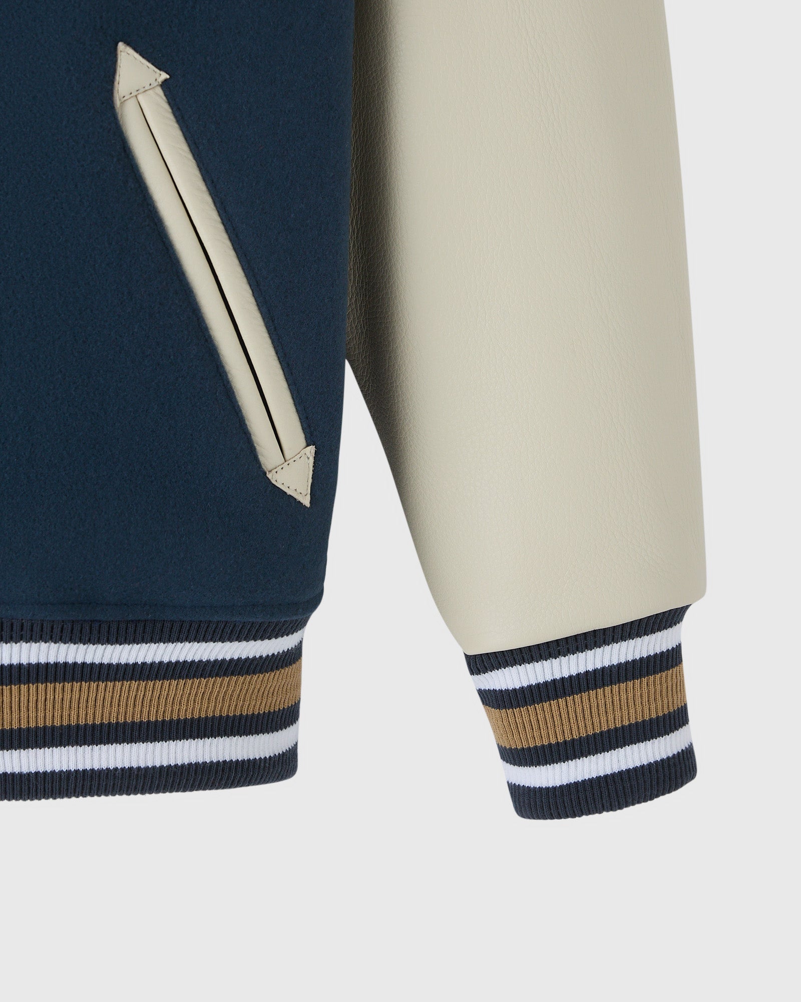 Mens | NHL Las Vegas Golden Knights Varsity Jacket | Grey