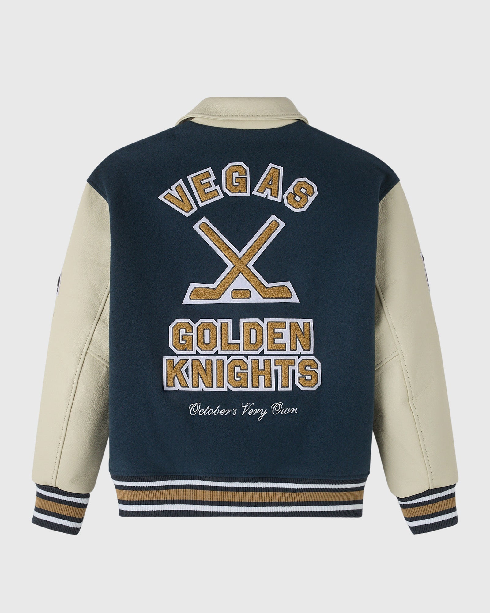Mens | NHL Las Vegas Golden Knights Varsity Jacket | Grey