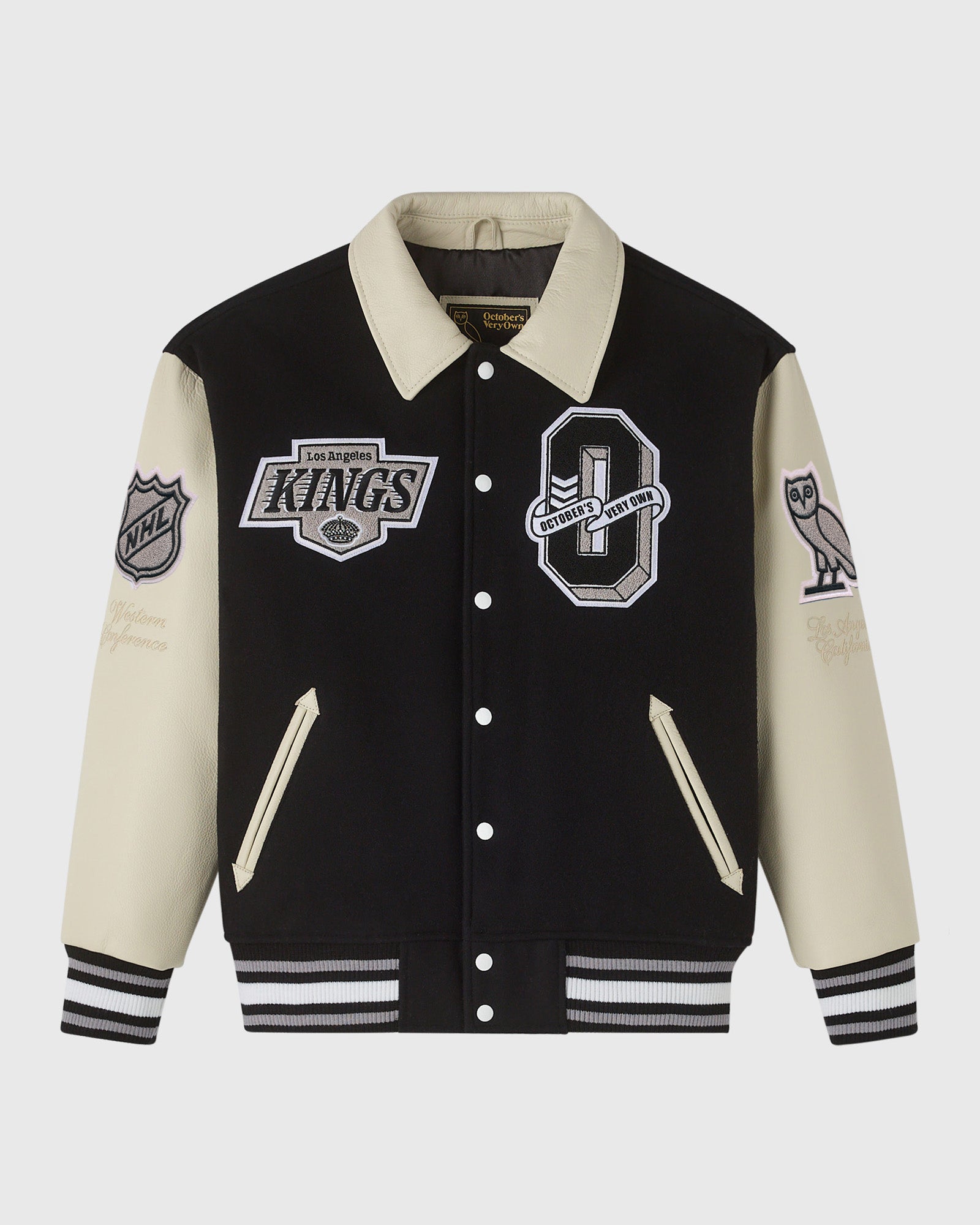Mens | NHL Los Angeles Kings Varsity Jacket | Black