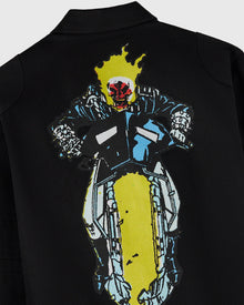 Marvel Ghost Rider Denim Moto Jacket - Black Rigid