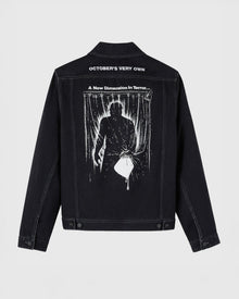 Mens | Friday The 13Th Denim Slasher Jacket | Black Rigid