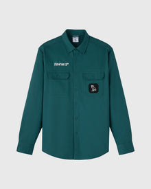 Mens | Friday The 13Th 3D Work Shirt | Green
