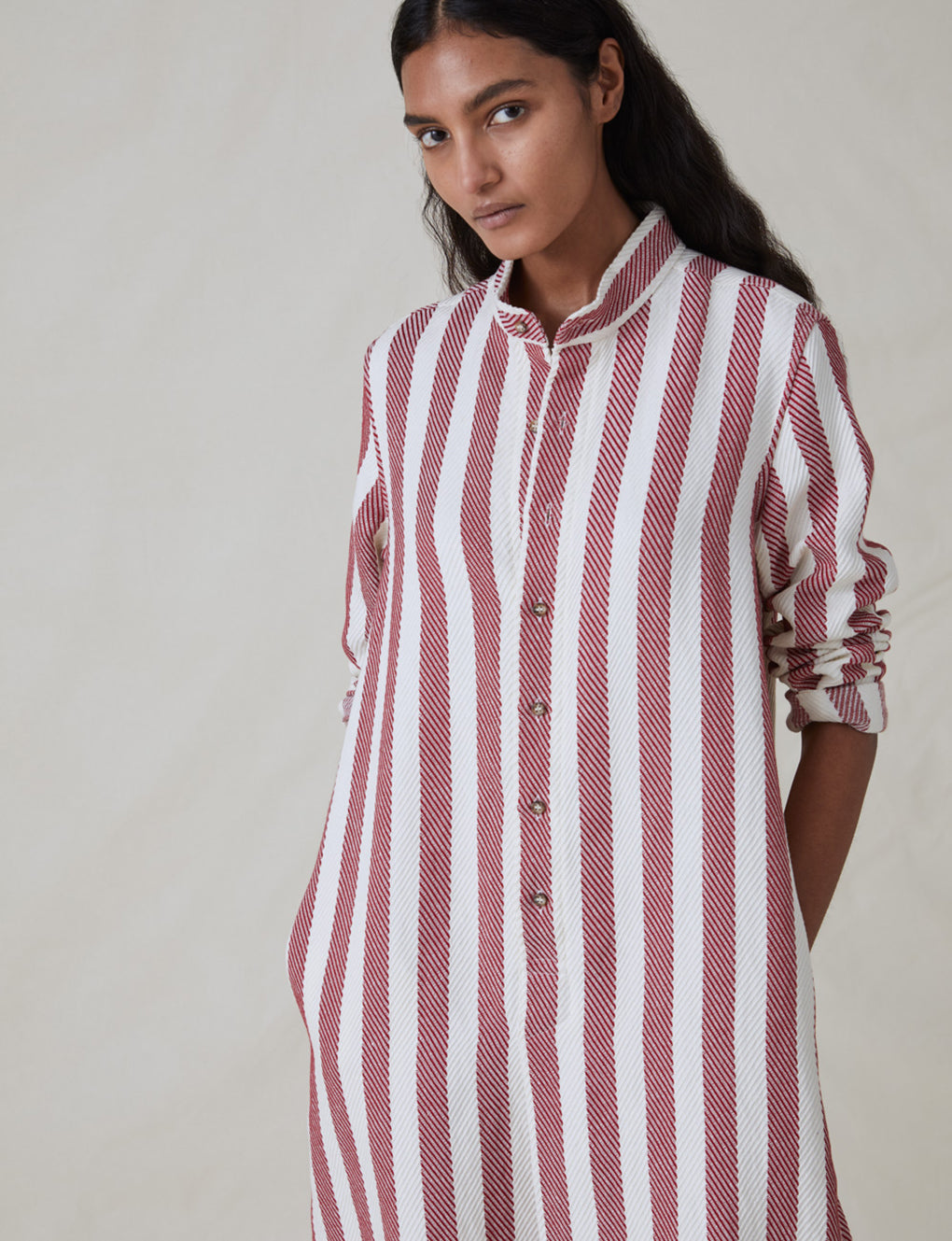 Womens | The Caftan | Crimson