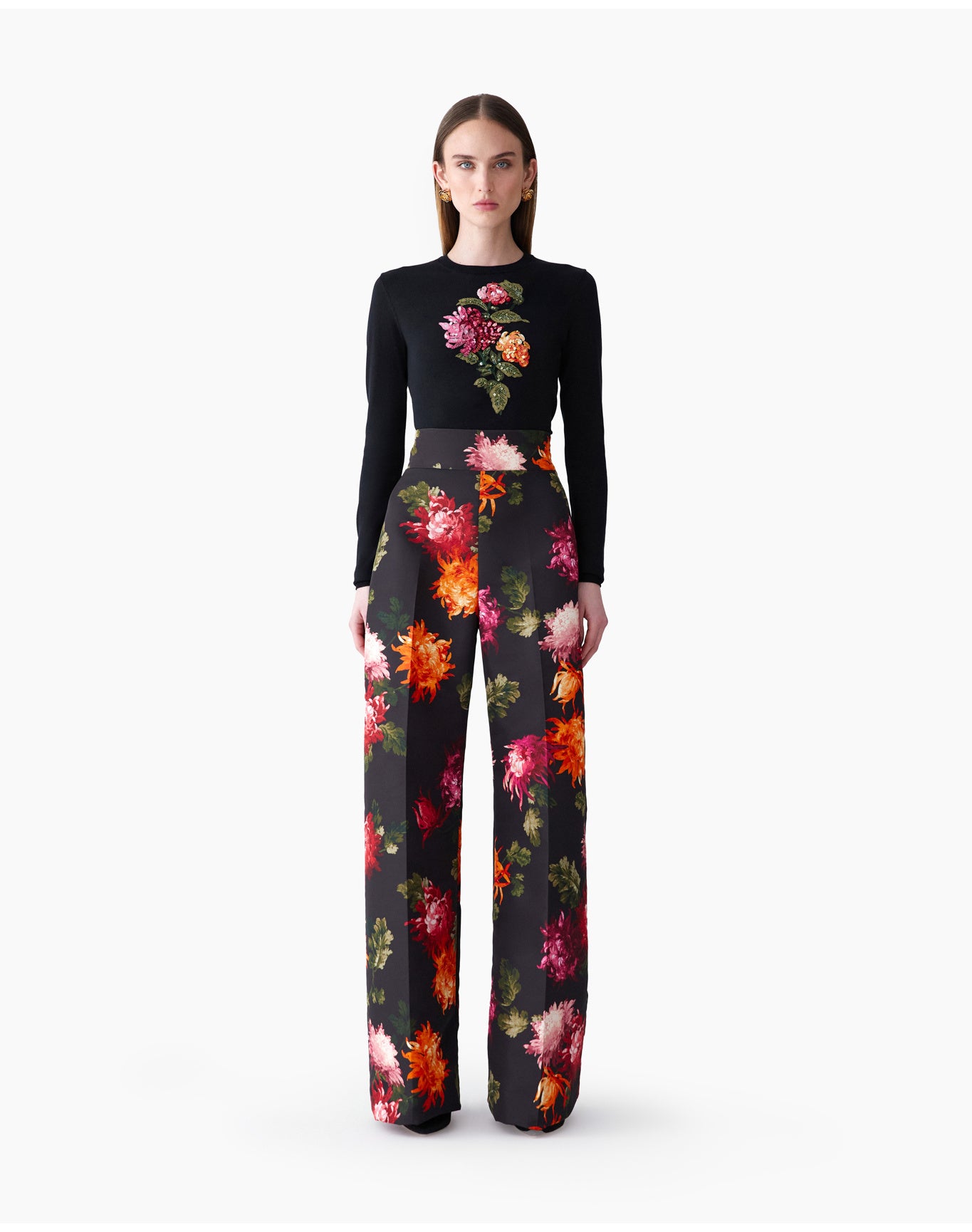 Diane Pant | Black Multi