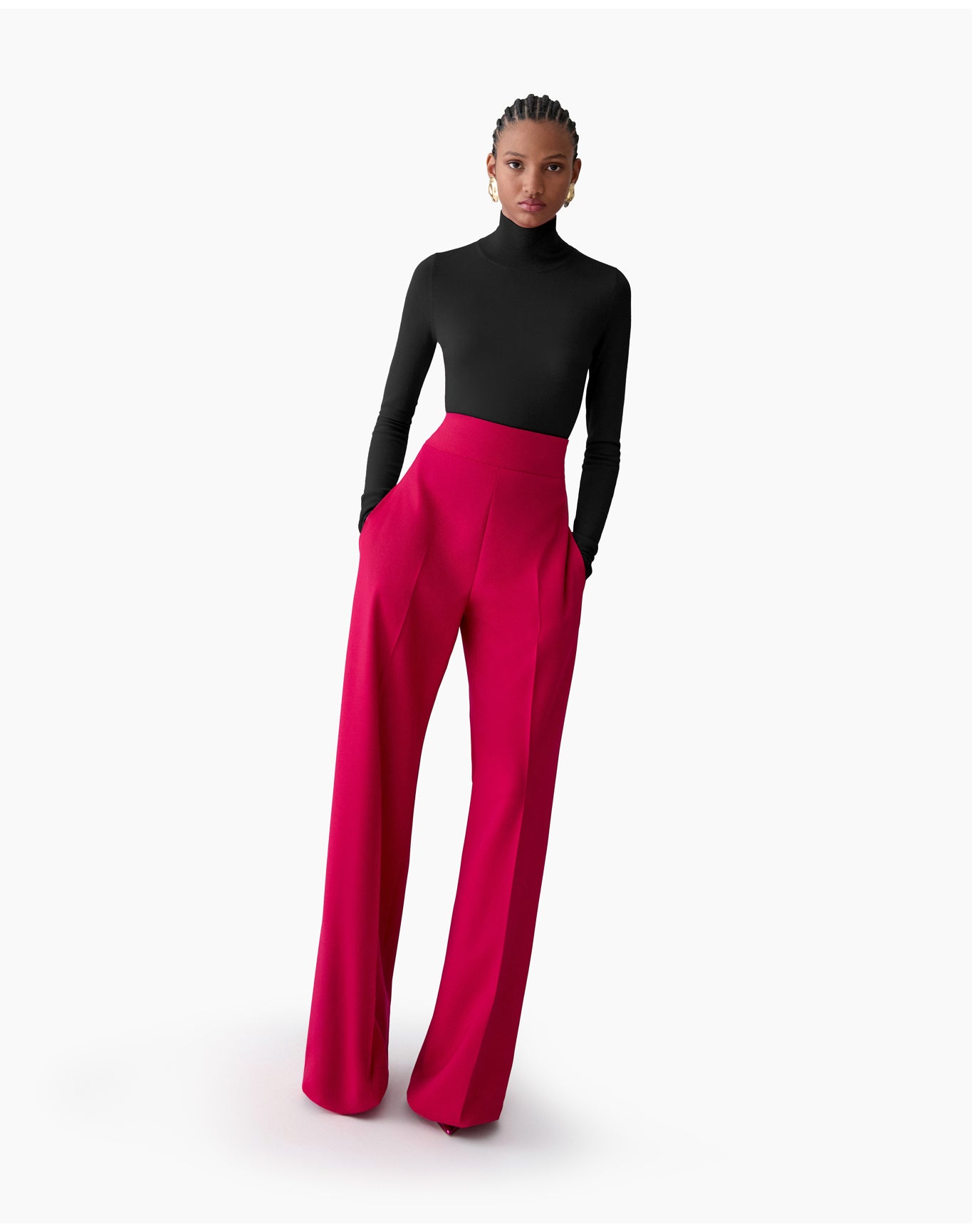Long Sleeve Turtleneck Sweater | Black