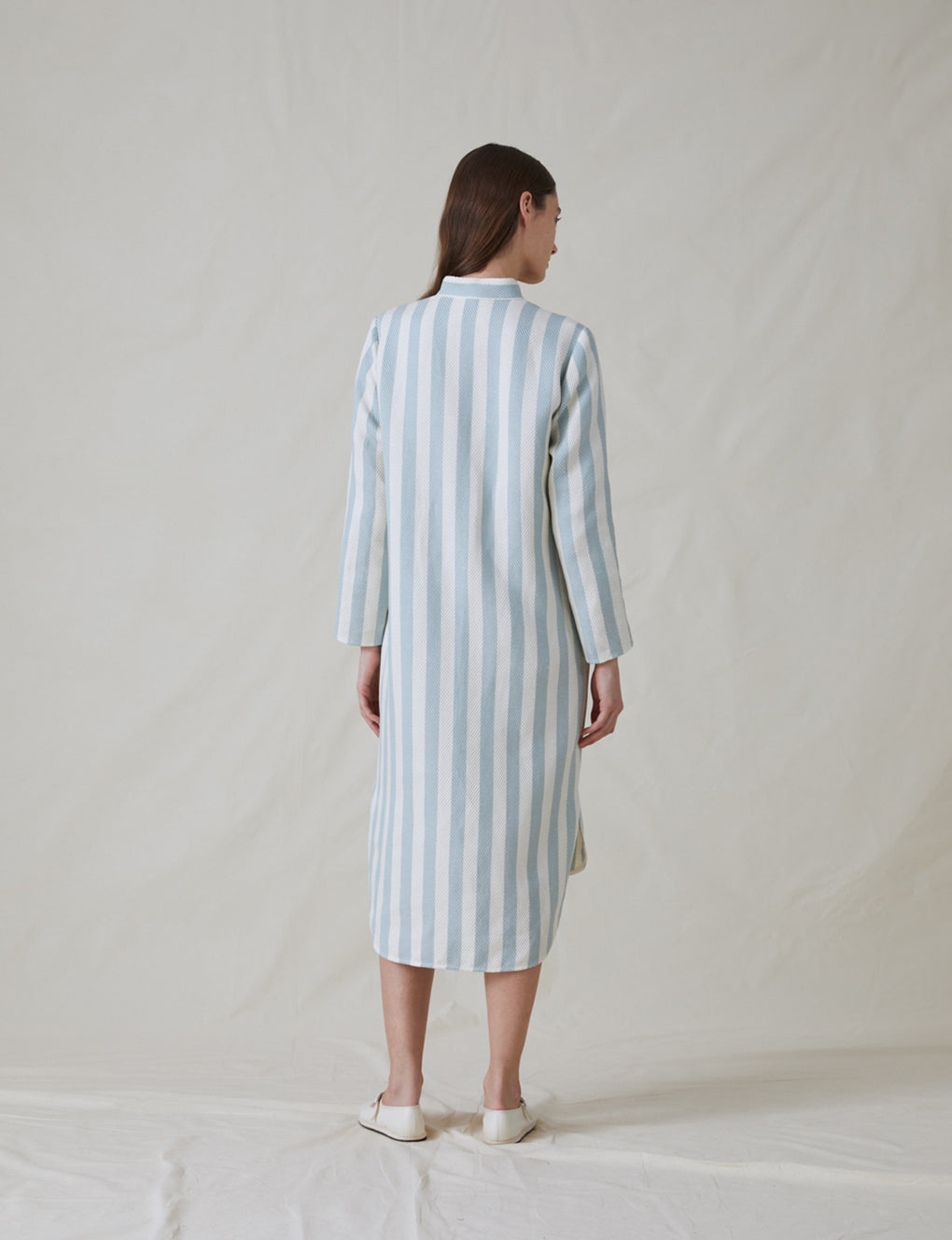 Womens | The New Caftan | Sky Stripe