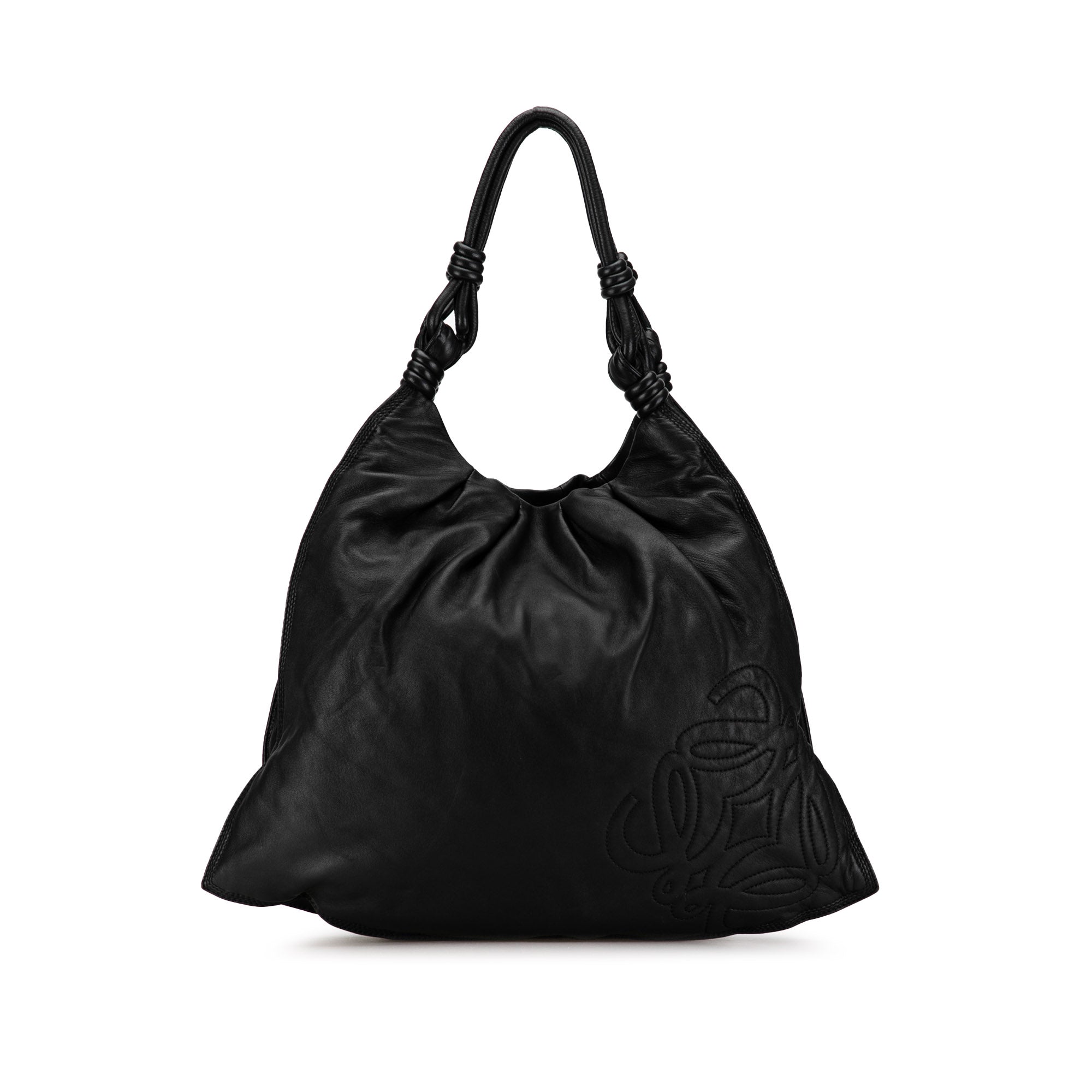 Loewe Pre-Owned Flamenco Knot Hobo | Women | Black