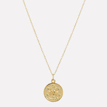 The Zodiac Medal Necklace | Gold Vermeil
