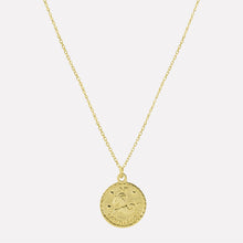 The Zodiac Medal Necklace Capricorn | Gold Vermeil