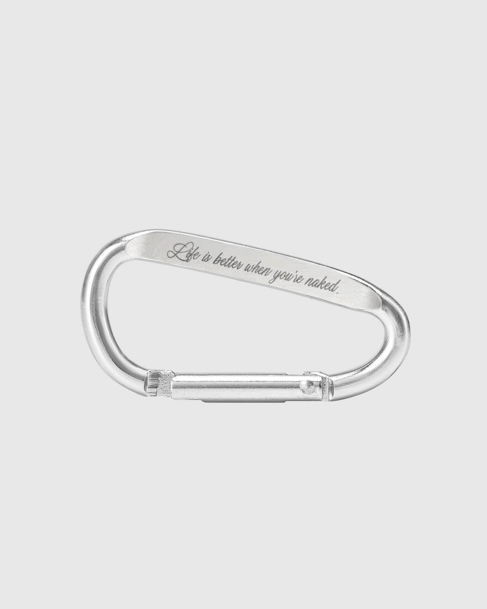 Unisex | Carabiner Keychain | Brown