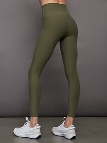High Rise Legging in Melt | Olive
