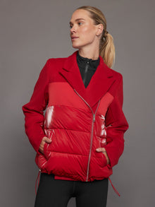 Blazer Puffer | Haute Red