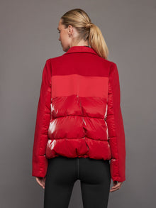 Carbon38 | Blazer Puffer | Haute Red