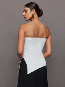 Asymmetrical Sweater Top | Ivory