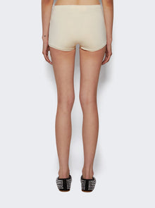 Women | ETERNE | High Waisted Boy Shorts | Cream