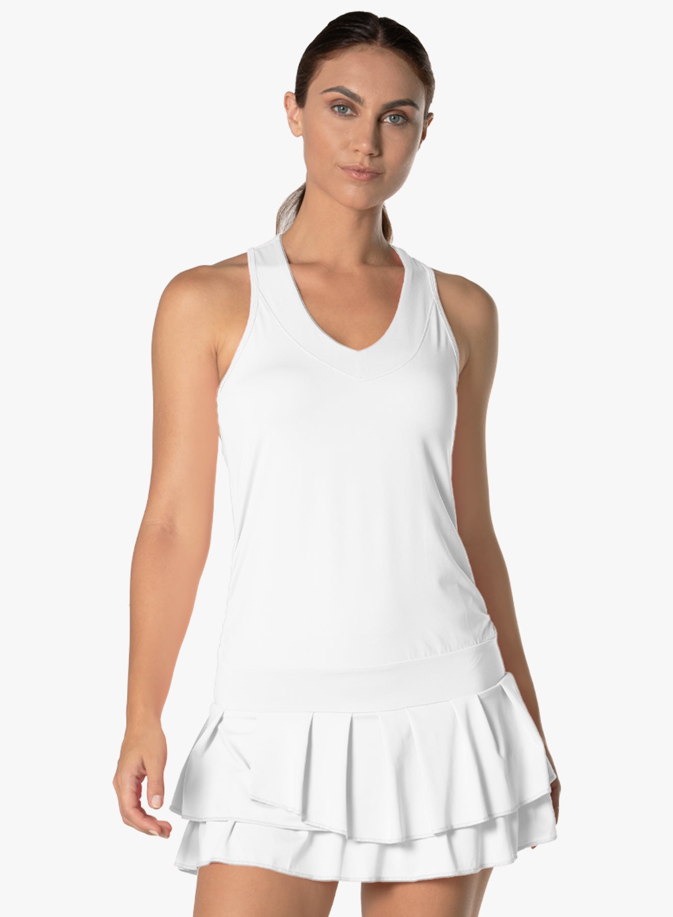 In It To Win It Dress | White